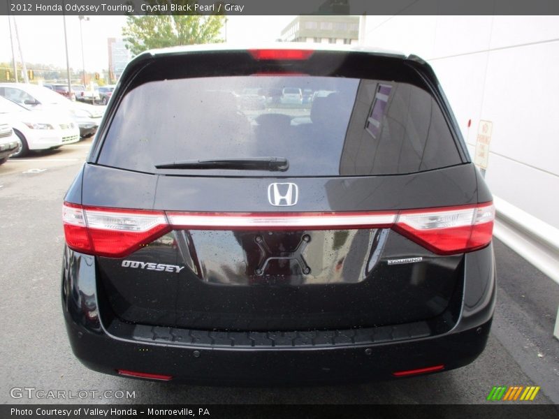 Crystal Black Pearl / Gray 2012 Honda Odyssey Touring