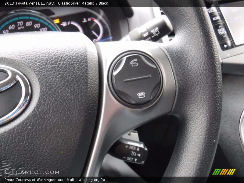 Classic Silver Metallic / Black 2013 Toyota Venza LE AWD