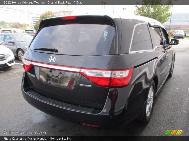 Crystal Black Pearl / Gray 2012 Honda Odyssey Touring