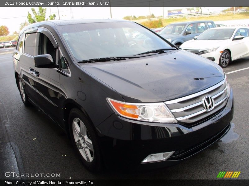 Crystal Black Pearl / Gray 2012 Honda Odyssey Touring