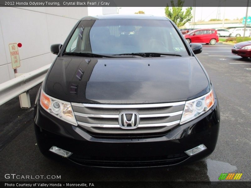 Crystal Black Pearl / Gray 2012 Honda Odyssey Touring