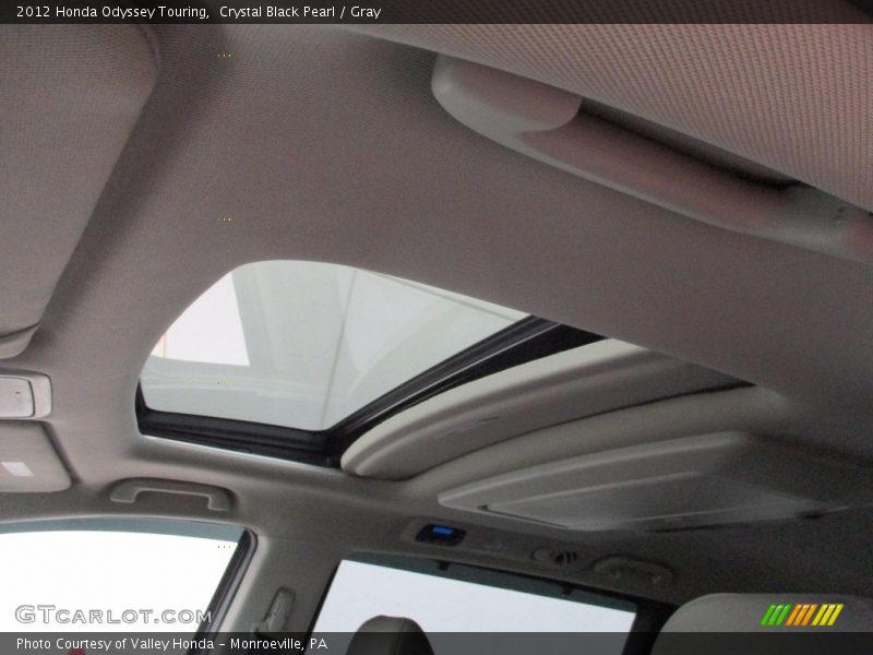 Crystal Black Pearl / Gray 2012 Honda Odyssey Touring