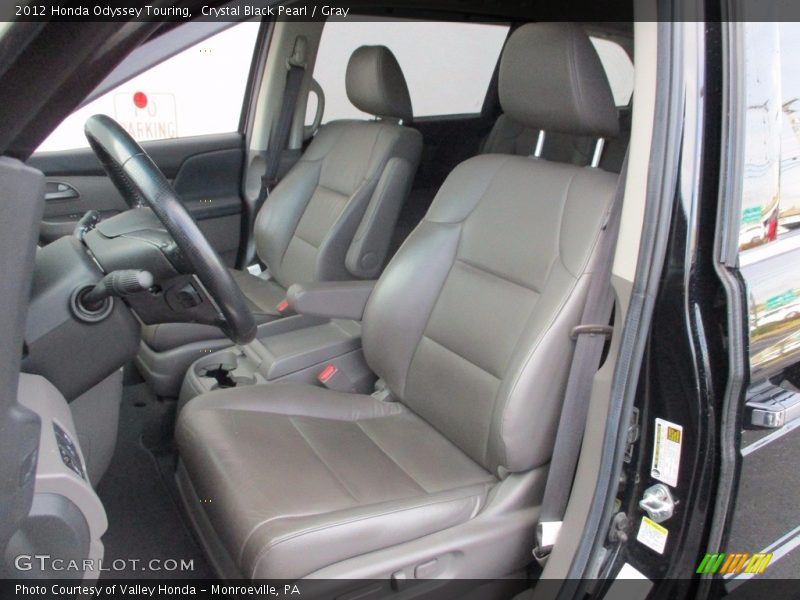 Crystal Black Pearl / Gray 2012 Honda Odyssey Touring