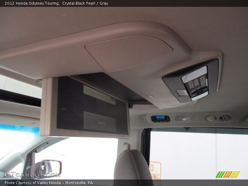 Crystal Black Pearl / Gray 2012 Honda Odyssey Touring