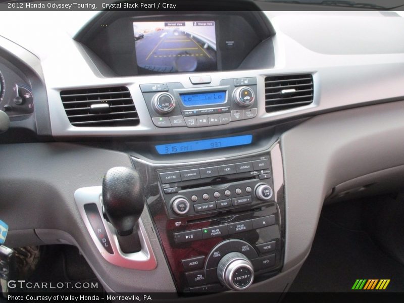 Crystal Black Pearl / Gray 2012 Honda Odyssey Touring
