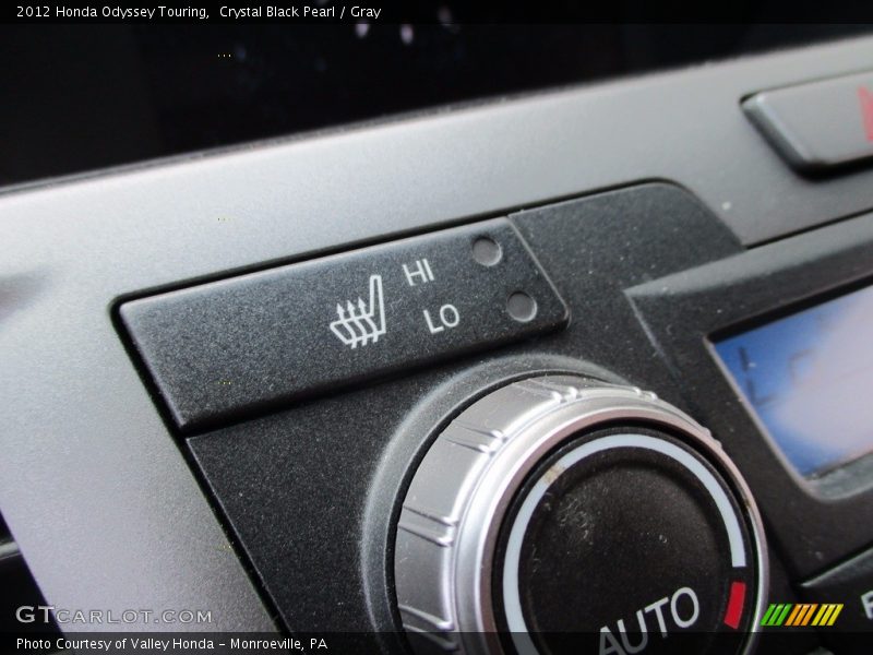 Crystal Black Pearl / Gray 2012 Honda Odyssey Touring