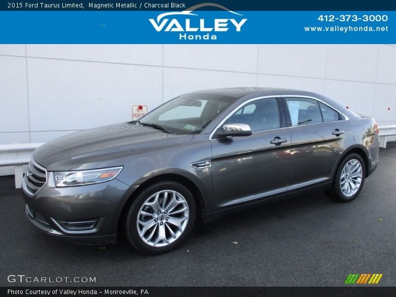Magnetic Metallic / Charcoal Black 2015 Ford Taurus Limited