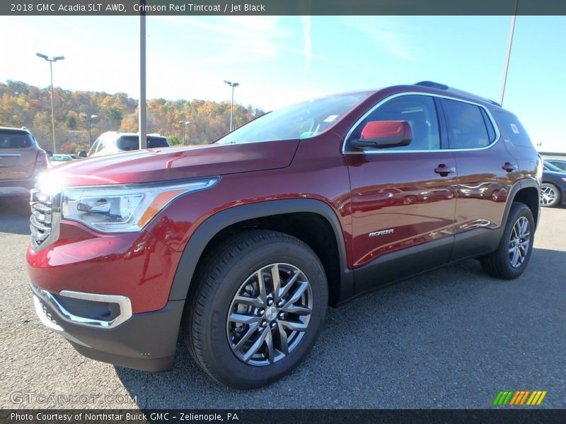 Crimson Red Tintcoat / Jet Black 2018 GMC Acadia SLT AWD