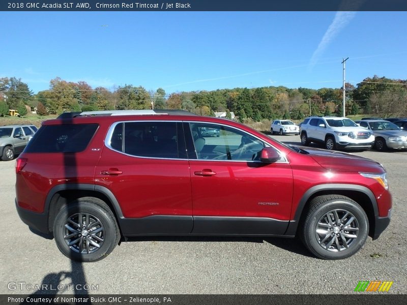 Crimson Red Tintcoat / Jet Black 2018 GMC Acadia SLT AWD
