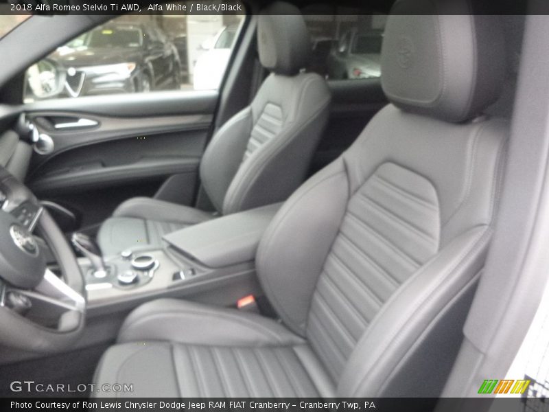 Alfa White / Black/Black 2018 Alfa Romeo Stelvio Ti AWD