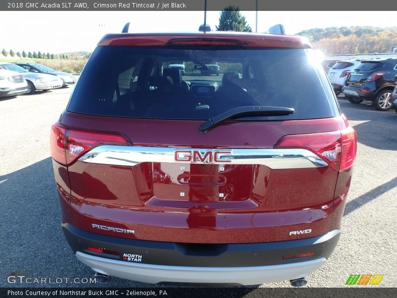Crimson Red Tintcoat / Jet Black 2018 GMC Acadia SLT AWD