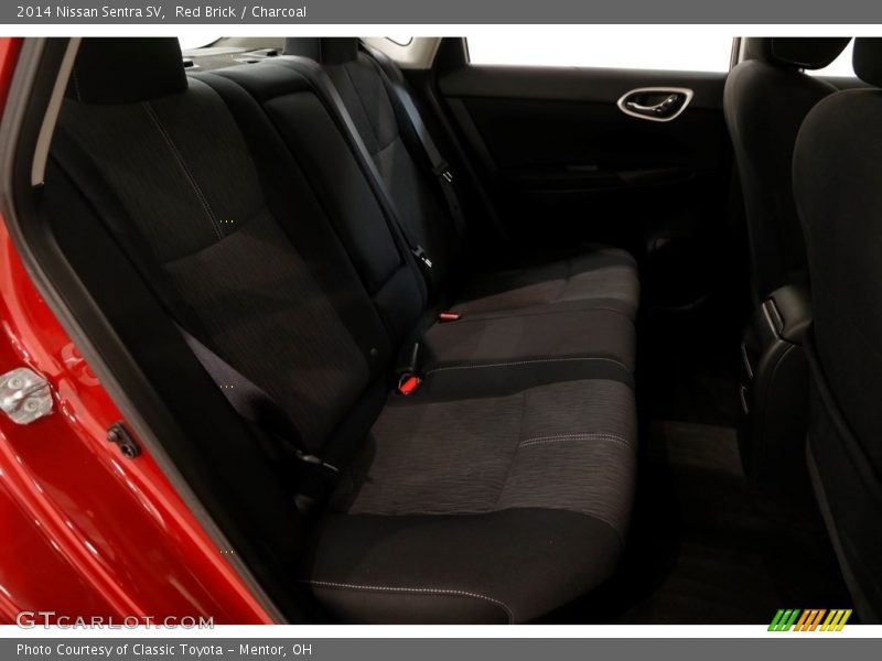 Red Brick / Charcoal 2014 Nissan Sentra SV