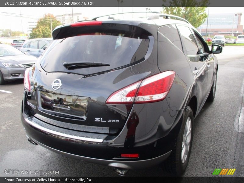 Super Black / Black 2011 Nissan Murano SL AWD