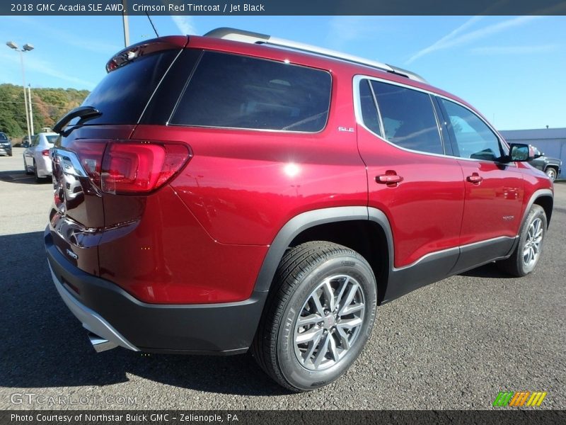 Crimson Red Tintcoat / Jet Black 2018 GMC Acadia SLE AWD