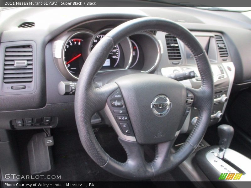 Super Black / Black 2011 Nissan Murano SL AWD