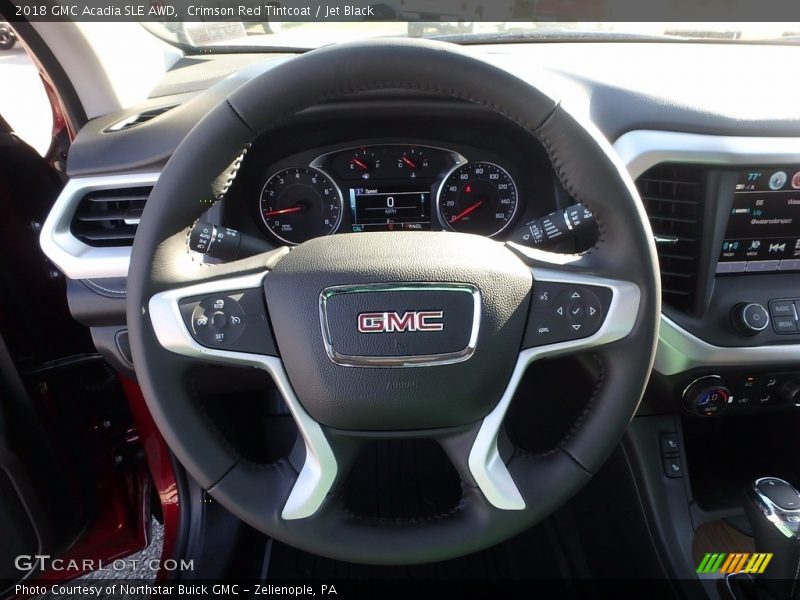 Crimson Red Tintcoat / Jet Black 2018 GMC Acadia SLE AWD