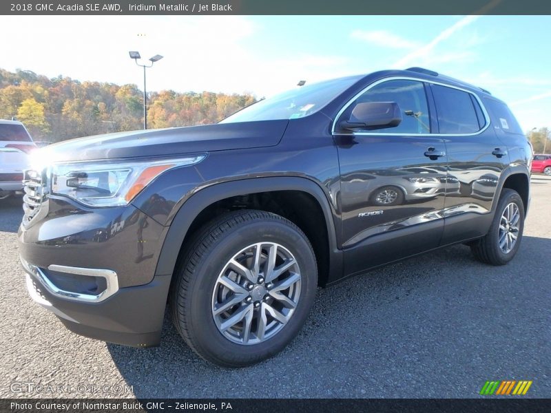 Iridium Metallic / Jet Black 2018 GMC Acadia SLE AWD