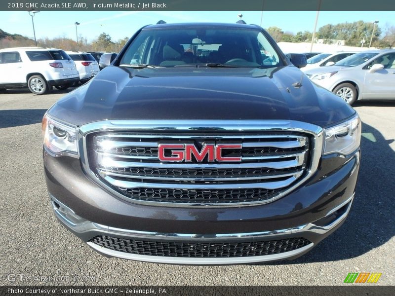 Iridium Metallic / Jet Black 2018 GMC Acadia SLE AWD
