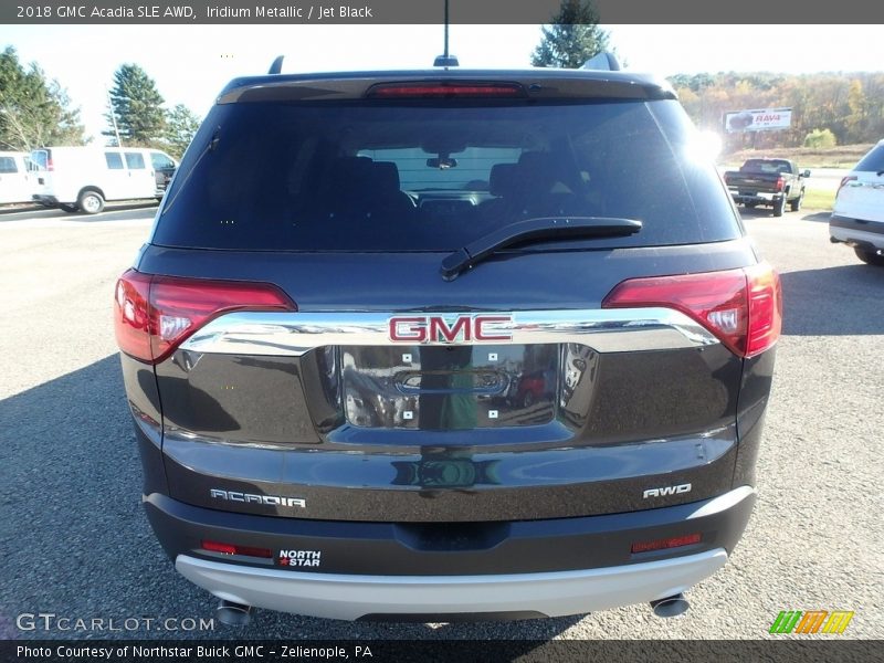 Iridium Metallic / Jet Black 2018 GMC Acadia SLE AWD