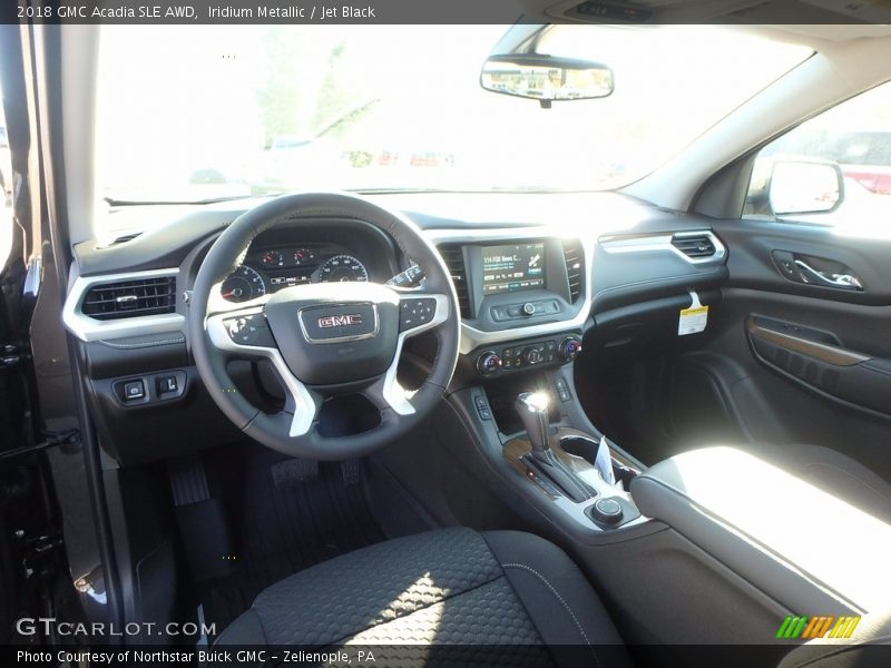Iridium Metallic / Jet Black 2018 GMC Acadia SLE AWD