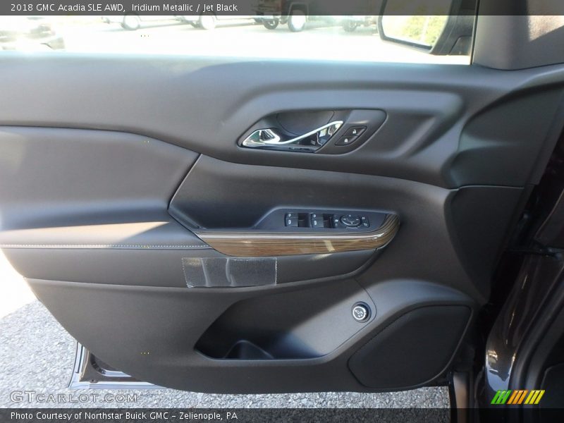 Iridium Metallic / Jet Black 2018 GMC Acadia SLE AWD