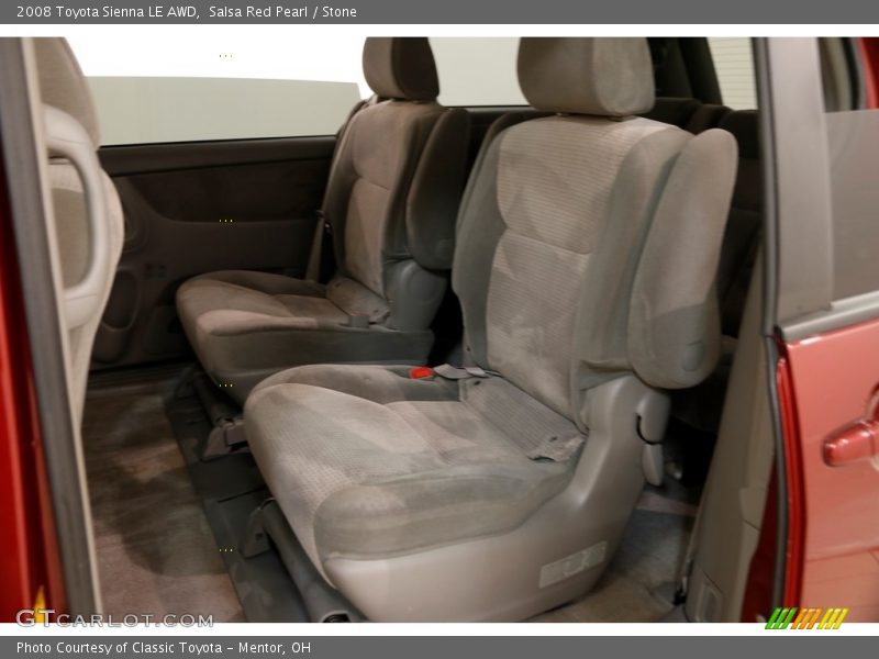 Salsa Red Pearl / Stone 2008 Toyota Sienna LE AWD