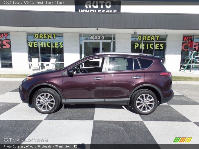Black / Black 2017 Toyota RAV4 Limited