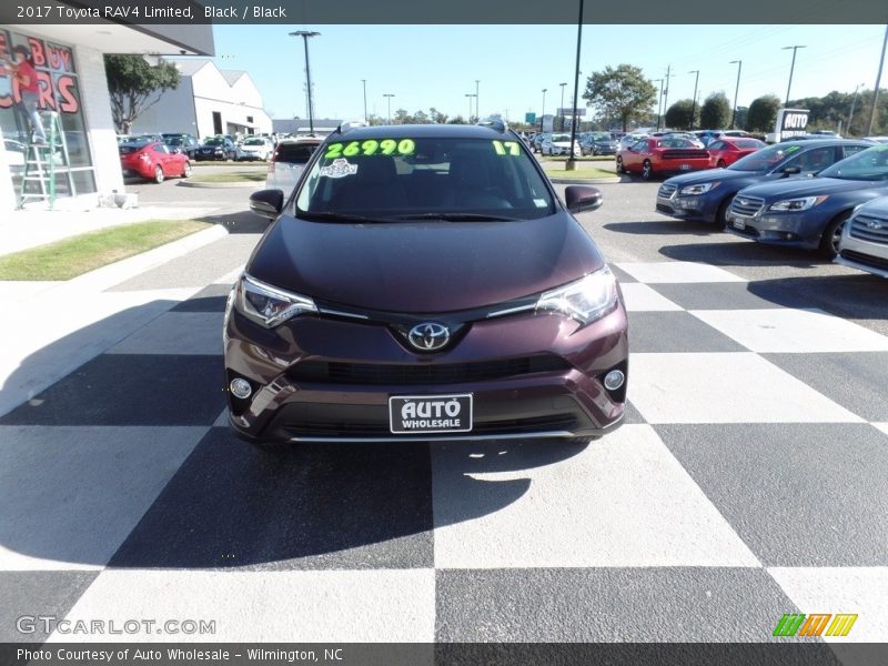 Black / Black 2017 Toyota RAV4 Limited