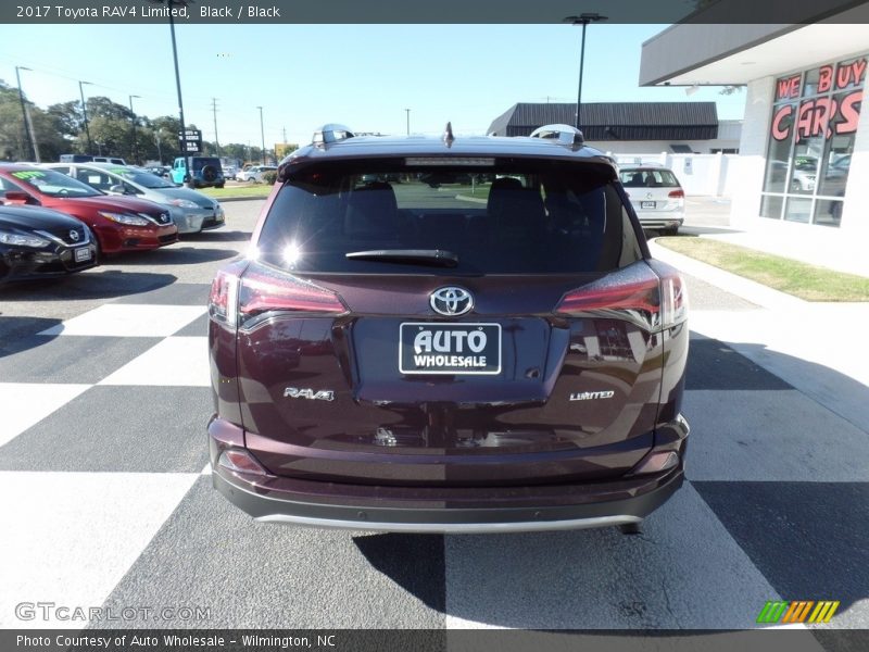 Black / Black 2017 Toyota RAV4 Limited