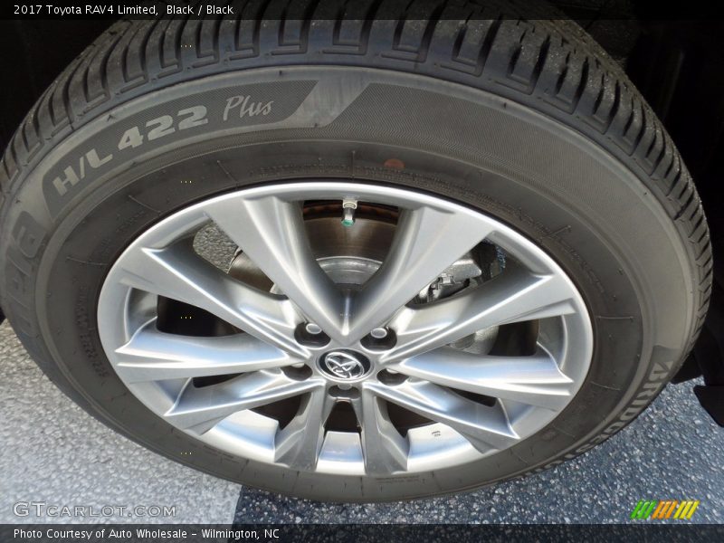 Black / Black 2017 Toyota RAV4 Limited