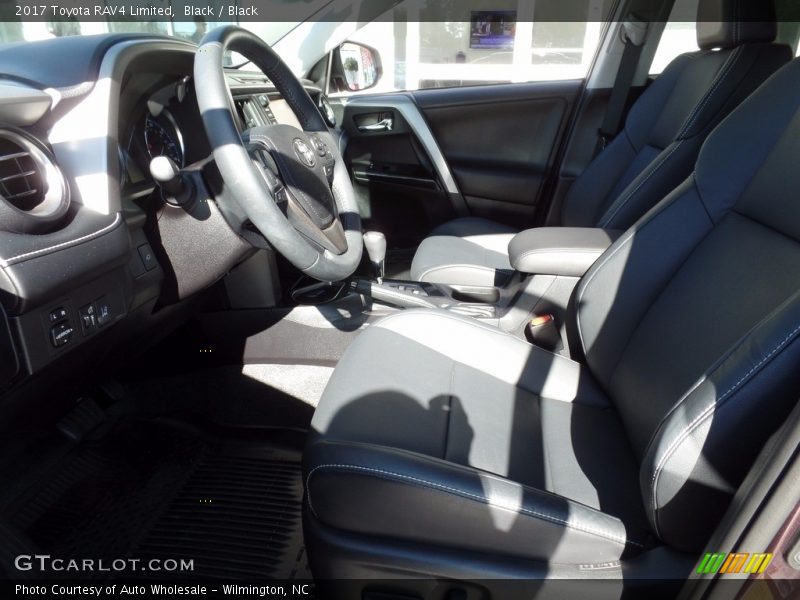 Black / Black 2017 Toyota RAV4 Limited