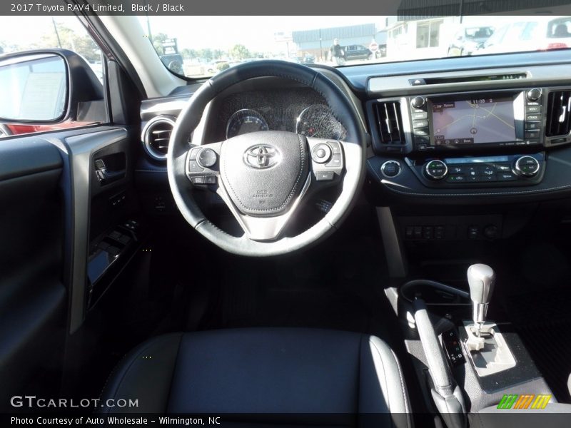 Black / Black 2017 Toyota RAV4 Limited
