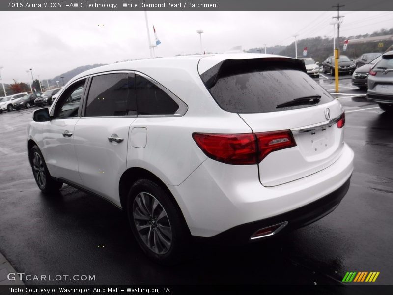 White Diamond Pearl / Parchment 2016 Acura MDX SH-AWD Technology