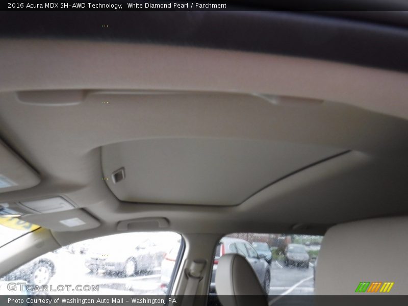 White Diamond Pearl / Parchment 2016 Acura MDX SH-AWD Technology