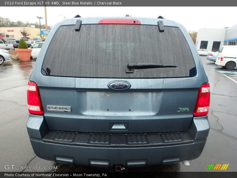 Steel Blue Metallic / Charcoal Black 2010 Ford Escape XLT V6 4WD