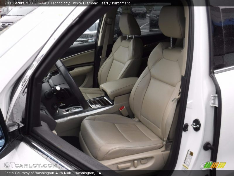 White Diamond Pearl / Parchment 2016 Acura MDX SH-AWD Technology