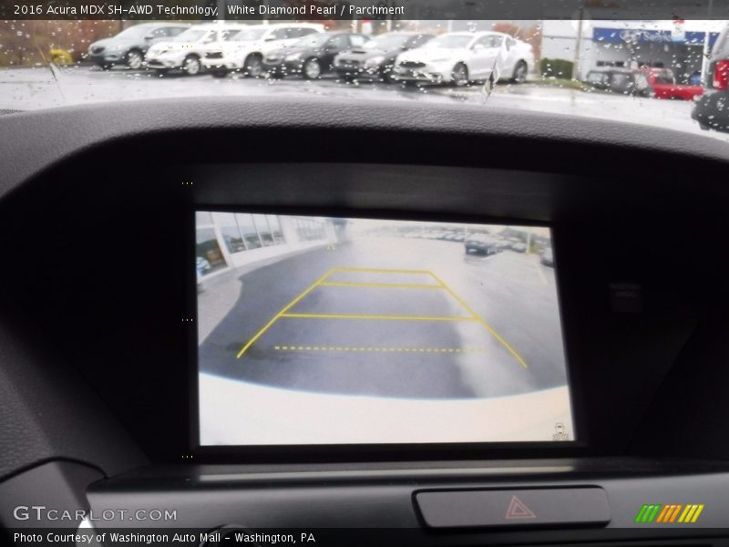 White Diamond Pearl / Parchment 2016 Acura MDX SH-AWD Technology