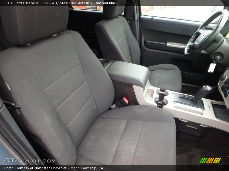 Steel Blue Metallic / Charcoal Black 2010 Ford Escape XLT V6 4WD