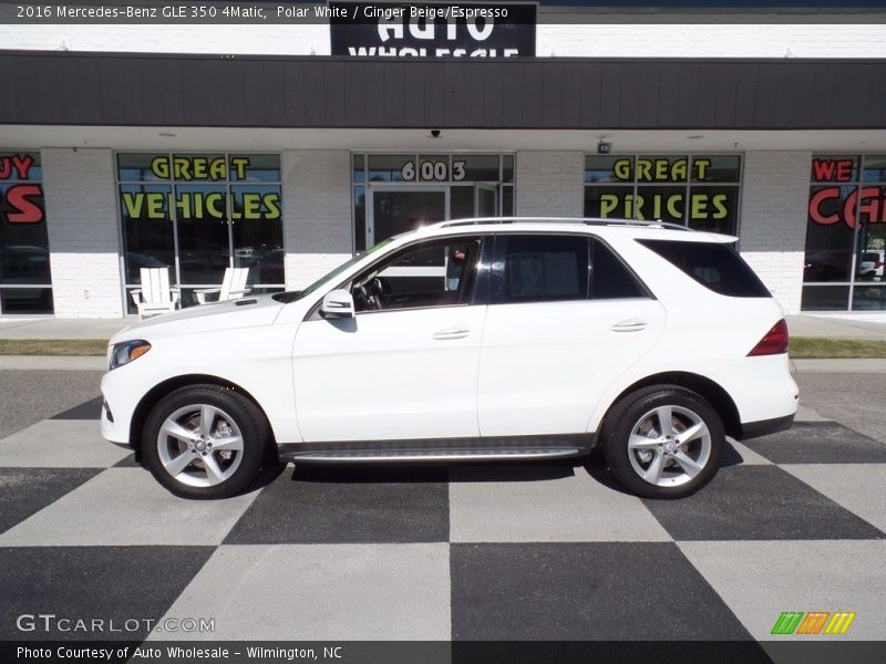 Polar White / Ginger Beige/Espresso 2016 Mercedes-Benz GLE 350 4Matic