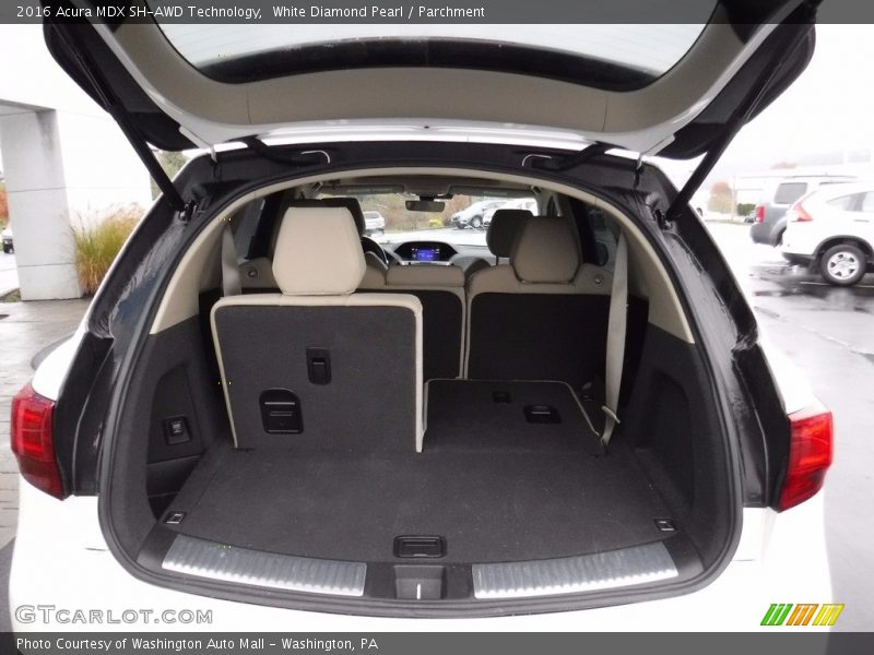 White Diamond Pearl / Parchment 2016 Acura MDX SH-AWD Technology