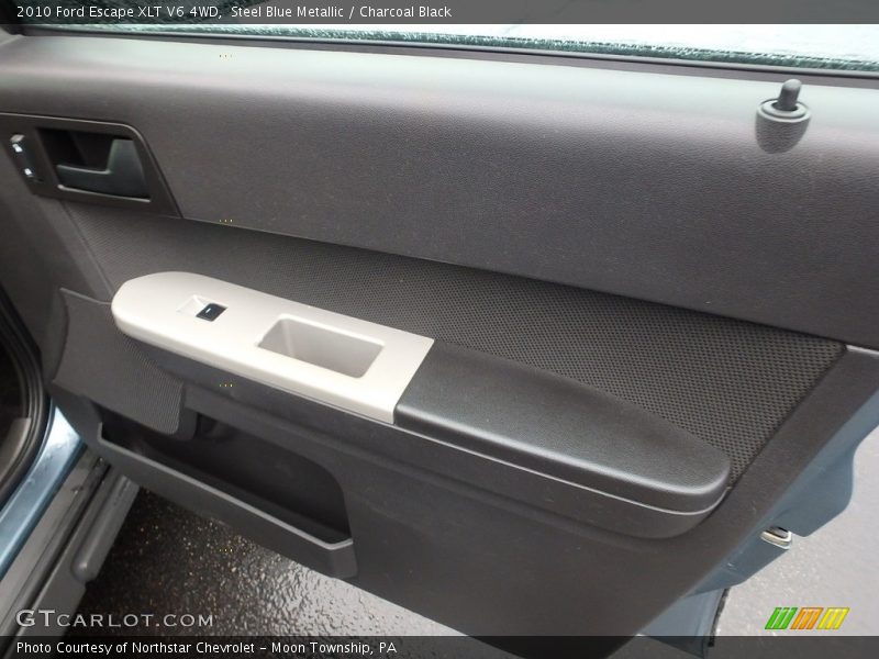 Steel Blue Metallic / Charcoal Black 2010 Ford Escape XLT V6 4WD