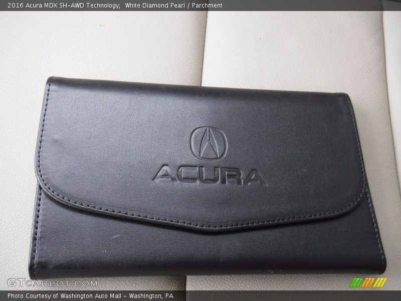 White Diamond Pearl / Parchment 2016 Acura MDX SH-AWD Technology