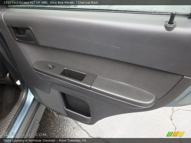 Steel Blue Metallic / Charcoal Black 2010 Ford Escape XLT V6 4WD