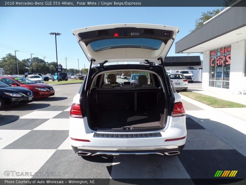 Polar White / Ginger Beige/Espresso 2016 Mercedes-Benz GLE 350 4Matic