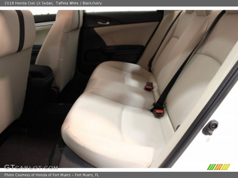 Taffeta White / Black/Ivory 2018 Honda Civic LX Sedan