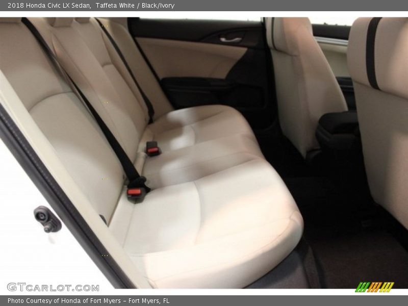Taffeta White / Black/Ivory 2018 Honda Civic LX Sedan