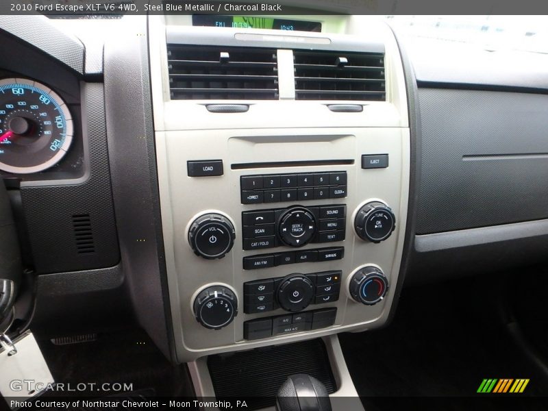 Steel Blue Metallic / Charcoal Black 2010 Ford Escape XLT V6 4WD