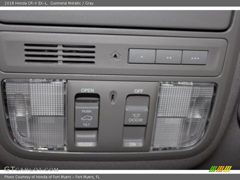 Gunmetal Metallic / Gray 2018 Honda CR-V EX-L