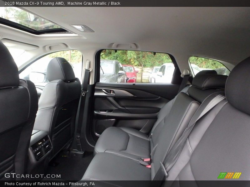Machine Gray Metallic / Black 2018 Mazda CX-9 Touring AWD