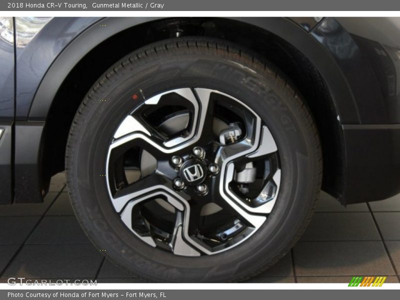 Gunmetal Metallic / Gray 2018 Honda CR-V Touring